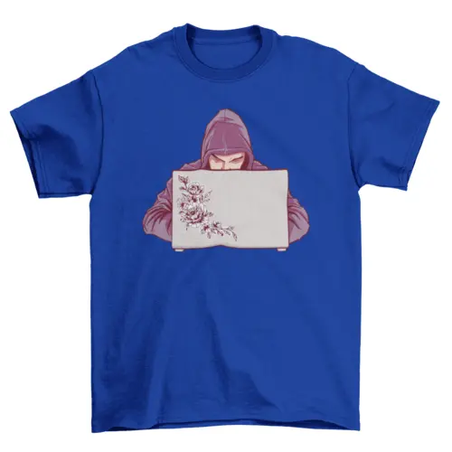 Hacker man t-shirt AO