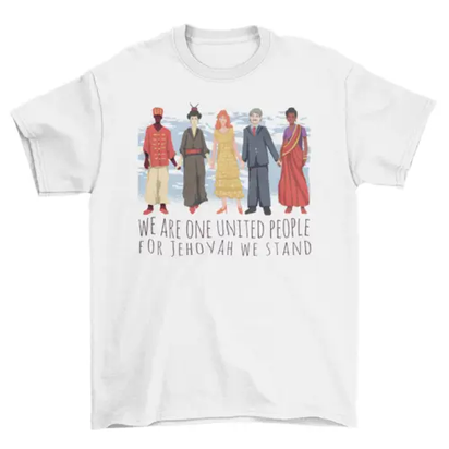 United people culture t-shirt design AO