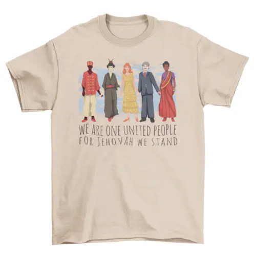 United people culture t-shirt design AO