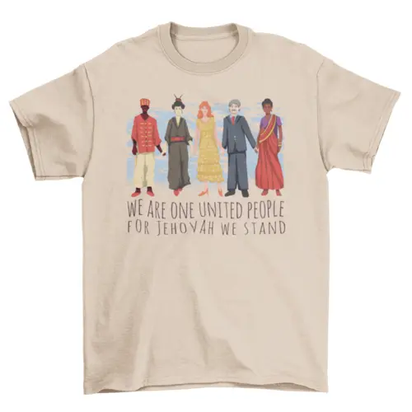 United people culture t-shirt design AO