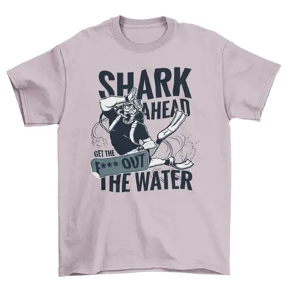 Diver swimming in the ocean t-shirt AO