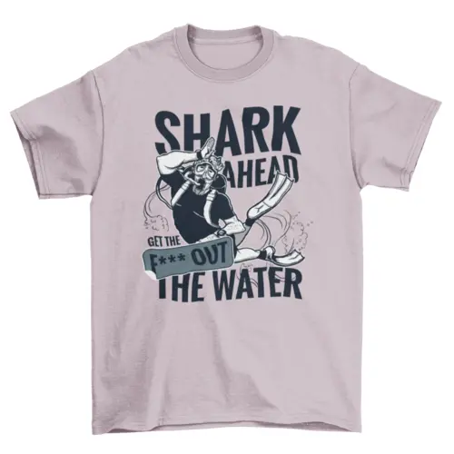 Diver swimming in the ocean t-shirt AO
