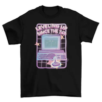 70's computer videogame retro t-shirt AO