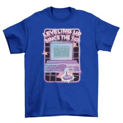 70's computer videogame retro t-shirt AO
