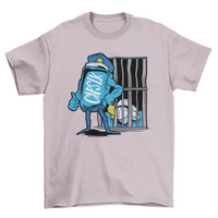 Capslock funny prison t-shirt AO