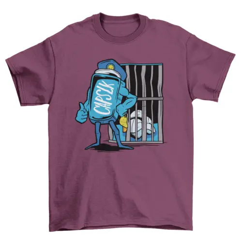 Capslock funny prison t-shirt AO