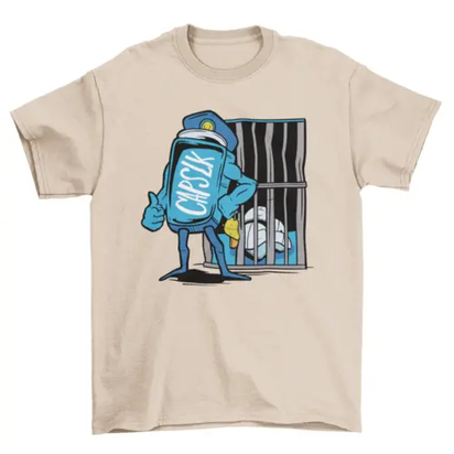 Capslock funny prison t-shirt AO