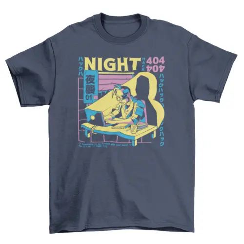 Cool cyberpunk t-shirt AO