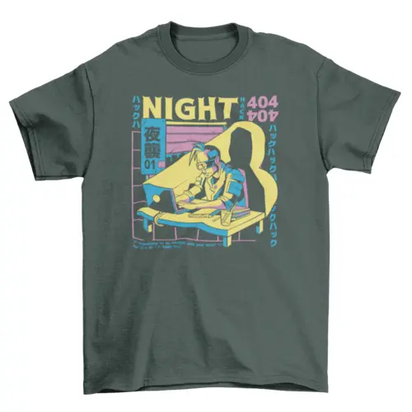 Cool cyberpunk t-shirt AO