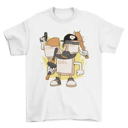 Mafia computer keys t-shirt AO