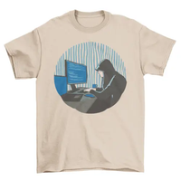 Hacker woman t-shirt AO