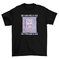 90's cute computer t-shirt design AO