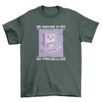 90's cute computer t-shirt design AO