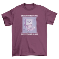 90's cute computer t-shirt design AO