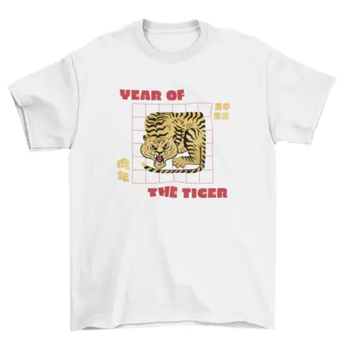 Chinese Tiger New Year 2022 Animal  t-shirt AO