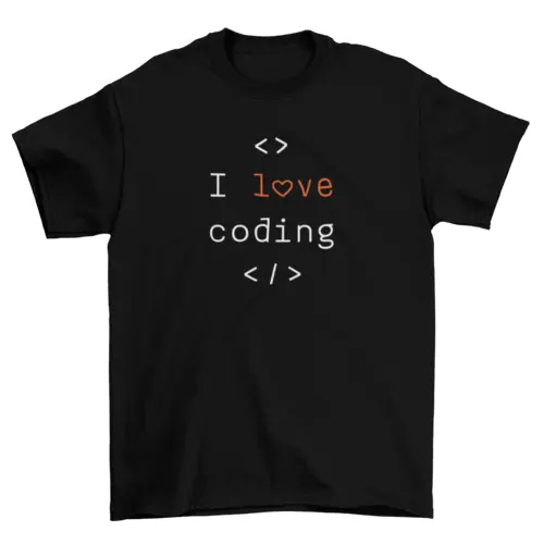 I love coding Computer Programmer Tee Coding Coder Unisex tshirt AO