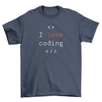 I love coding Computer Programmer Tee Coding Coder Unisex tshirt AO