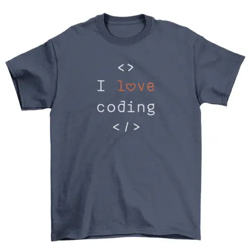 I love coding Computer Programmer Tee Coding Coder Unisex tshirt AO