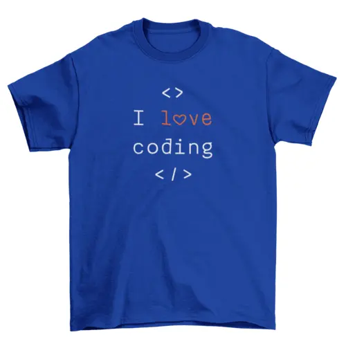 I love coding Computer Programmer Tee Coding Coder Unisex tshirt AO