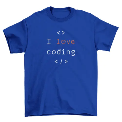 I love coding Computer Programmer Tee Coding Coder Unisex tshirt AO