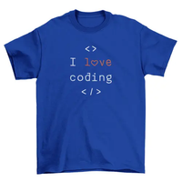 I love coding Computer Programmer Tee Coding Coder Unisex tshirt AO