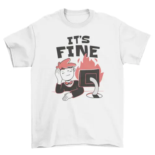 Office meltdown character t-shirt AO
