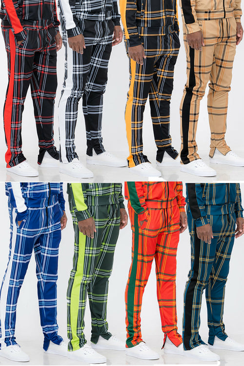 Plaid Out Track Pants AO