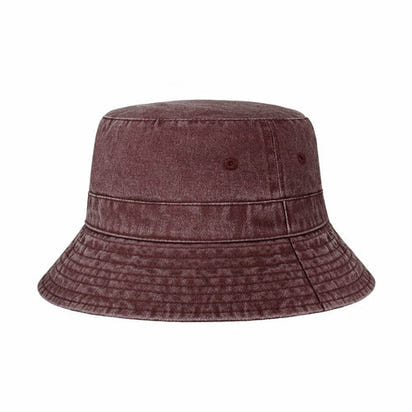 Classic Washed Cotton Bucket Hat AO
