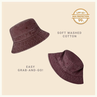 Classic Washed Cotton Bucket Hat AO