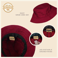 Classic Washed Cotton Bucket Hat AO