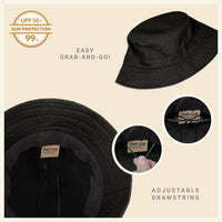 Classic Washed Cotton Bucket Hat AO