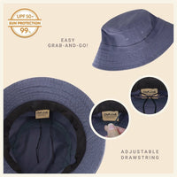 Classic Washed Cotton Bucket Hat AO