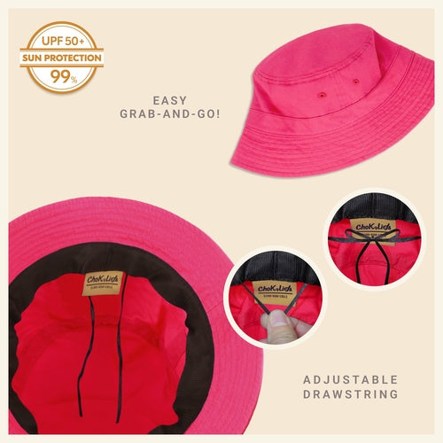 Classic Washed Cotton Bucket Hat AO