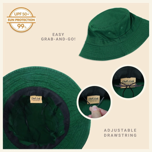 Classic Washed Cotton Bucket Hat AO