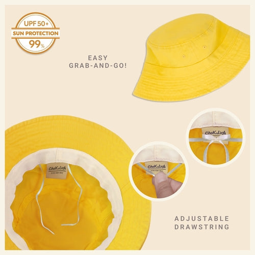 Classic Washed Cotton Bucket Hat AO