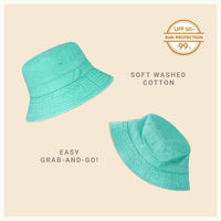 Classic Washed Cotton Bucket Hat AO