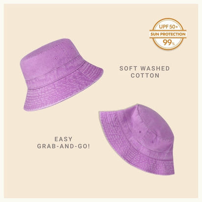 Classic Washed Cotton Bucket Hat AO