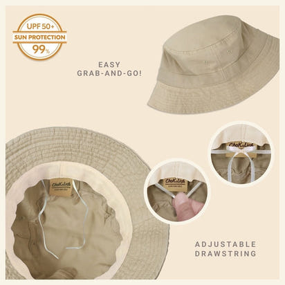 Classic Washed Cotton Bucket Hat AO