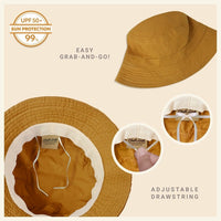 Classic Washed Cotton Bucket Hat AO
