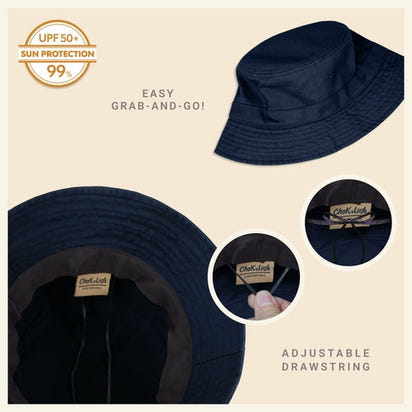 Classic Washed Cotton Bucket Hat AO