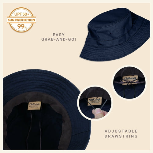 Classic Washed Cotton Bucket Hat AO