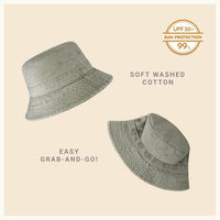 Classic Washed Cotton Bucket Hat AO