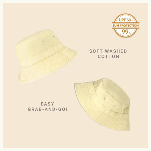 Classic Washed Cotton Bucket Hat AO