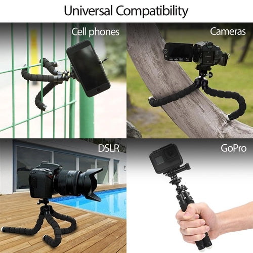 Octopus Tripod Universal Adjustable Stand Phone Holder for iPhone AO