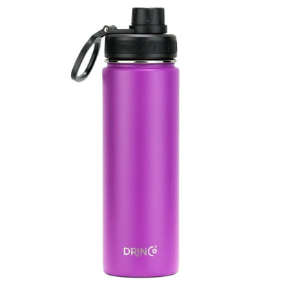 DRINCO® 22oz Stainless Steel Sport Water Bottle - Deep Purple AO