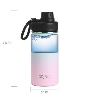 DRINCO® 14oz Stainless Steel Sport Water Bottle - Macaron AO