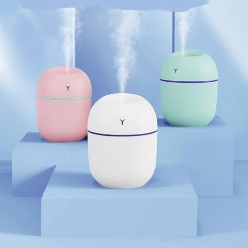 Portable Ultrasonic Humidifier USB Aroma Essential Oil Diffuser LED AO