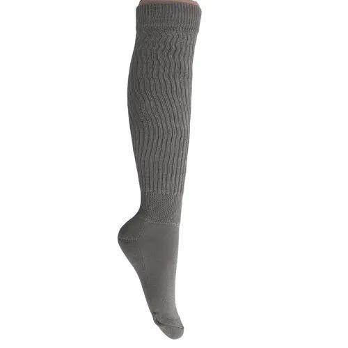 Gray Slouch Socks for Women Knee High Socks Shoe Size 5 to 10. AO