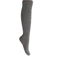 Gray Slouch Socks for Women Knee High Socks Shoe Size 5 to 10. AO