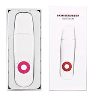 Ultrasonic Skin Scrubber Deep Cleaning EU Red AO